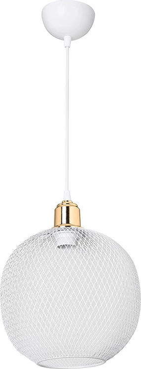 Dritë tavani PWL-0977 E27 bardhë-ari D26x33cm