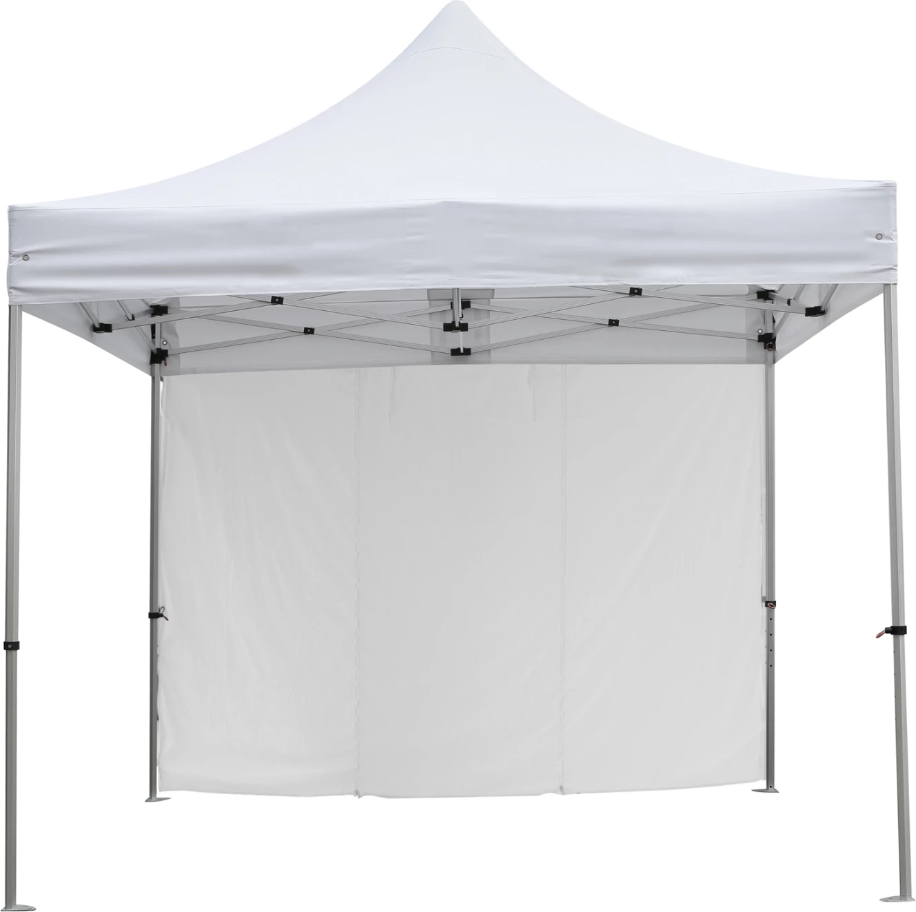 Tendë e rëndë me mure anësore, CRESSEN FH21097, e palosshme, kornizë alumini, ngjyrë argjendi, e bardhë, 3x3x3,4Hm