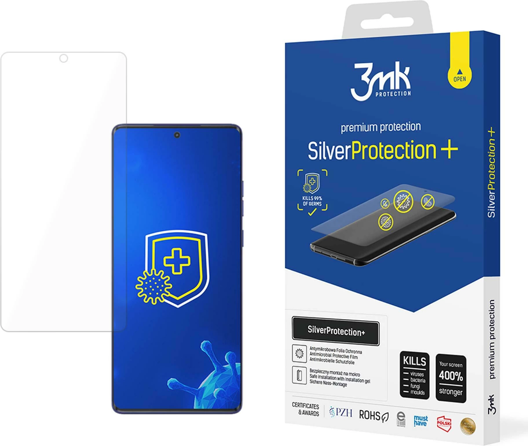Film mbrojtës antibakterial 3mk SilverProtection+ për Motorola Moto G85