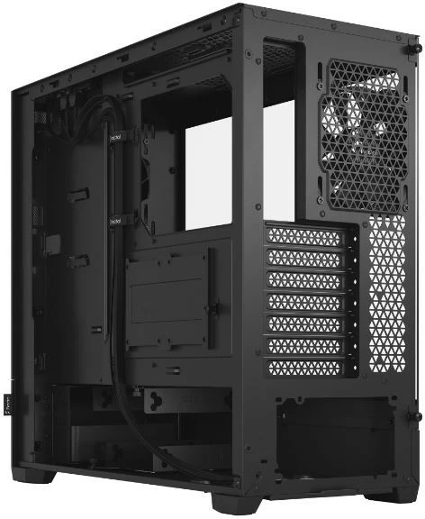 Kasë Fractal Design Pop Air Black TG Clear Tint, Midi Tower, ATX, xham i temperuar, e zezë