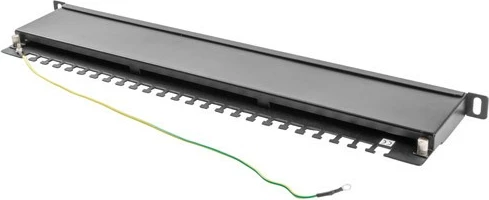Patch panel Lanberg PPS5-0024-B, 24 porta, CAT 5e, 0.5U, i zi