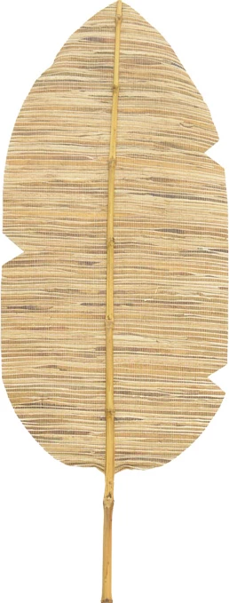 Gjethe dekorative Bantou, gjethe banane, ngjyrë natyrale, 200cm