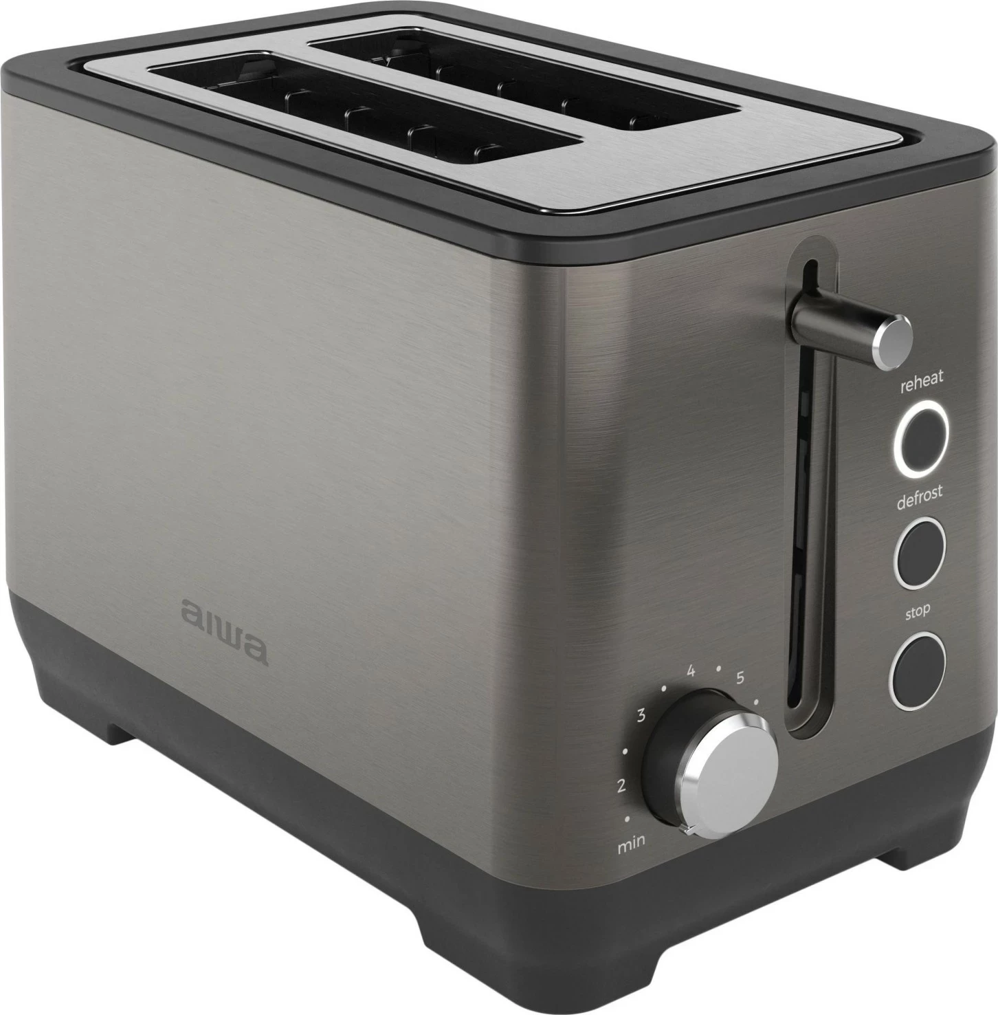 Toaster Aiwa ABT1000, 2 feta, 7 nivele, çelik inox, silver