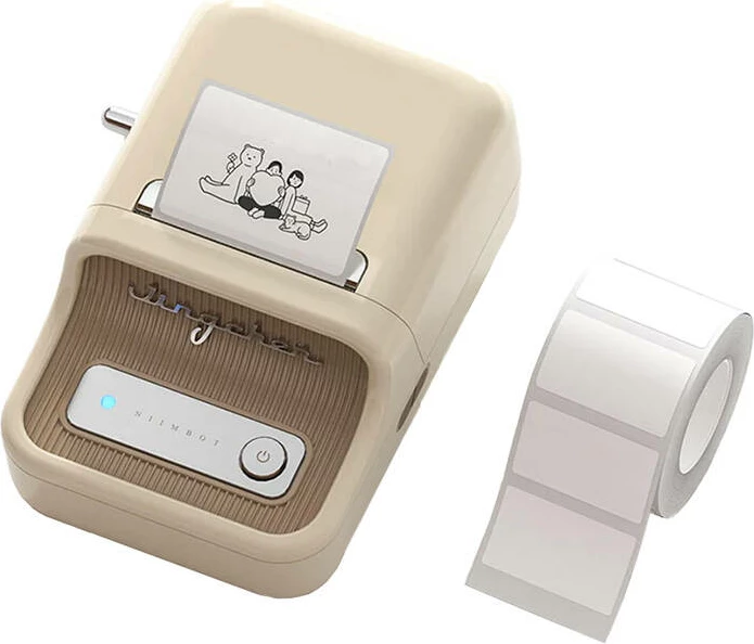 Printer etiketa portativ Niimbot B21, krem