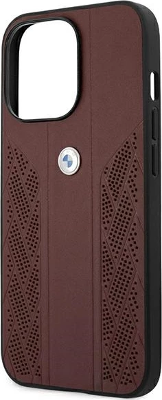 Mbështjellës BMW BMHCP13LRSPPR për iPhone 13/13 Pro 6.1", lëkurë, i kuq