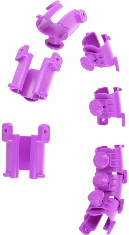 Set hula hop me peshë HMS HHW12, rrip BR163 plus size, të zeza