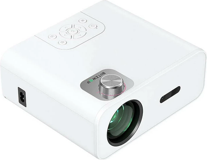 Projektor LED BlitzWolf BW-V5Max, Android 9.0, 1080p, i bardhë
