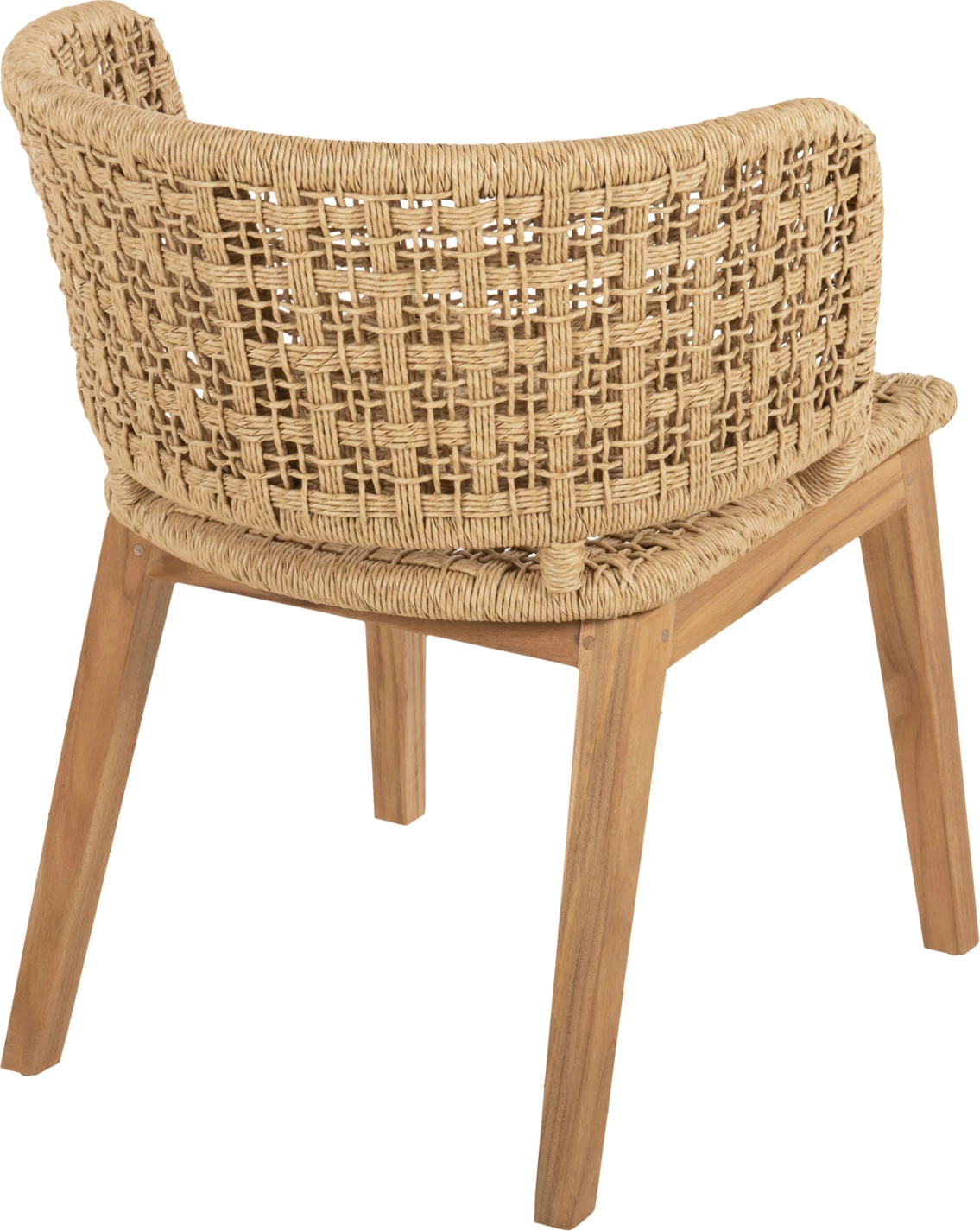 Karrige për brenda FARLEY, dru teak, litar sintetik, ngjyrë natyrale, 57x58x86H cm