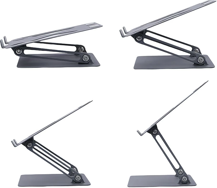 Mbajtës laptopi Media-Tech MT2661, alumini/çelik, grafit