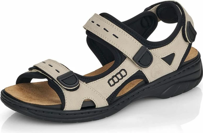 Sandale për femra Rieker, bezhë