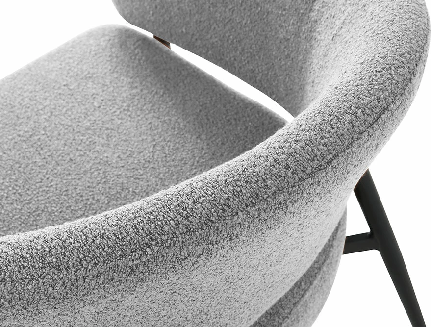 Fotelje Moritz, ngjyrë gri, 73x72x75 cm