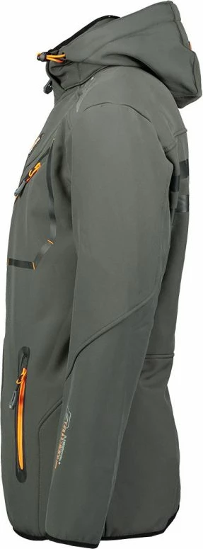 Jakne softshell për meshkuj Geographical Norway, gri me portokalli