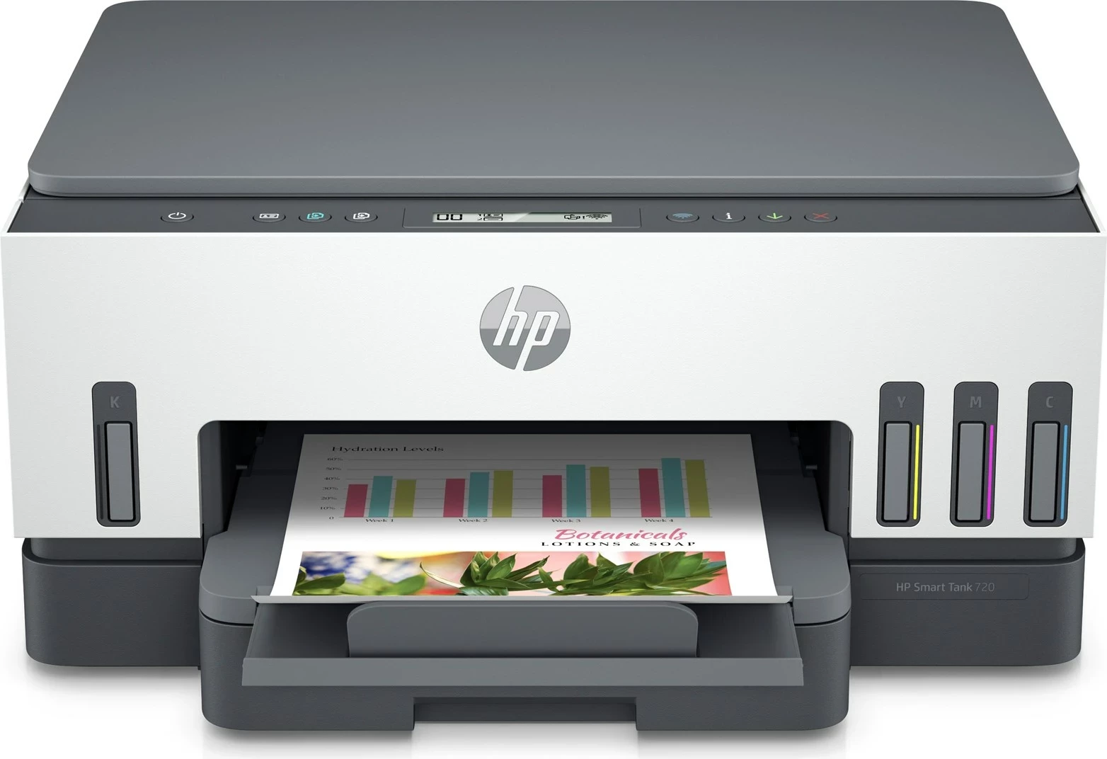 Printer HP Smart Tank 720, All-in-One, Termal inkjet, Gri