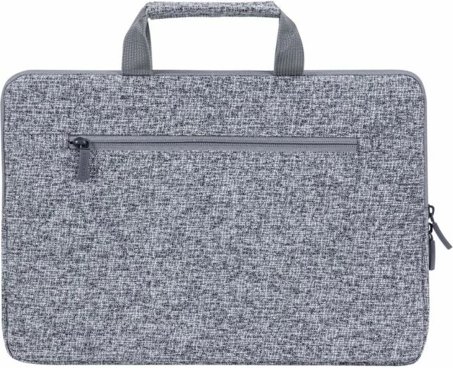 çantë laptopi RIVACASE 7913 13.3\", poliester waterproof, me doreza, gri e çelët
