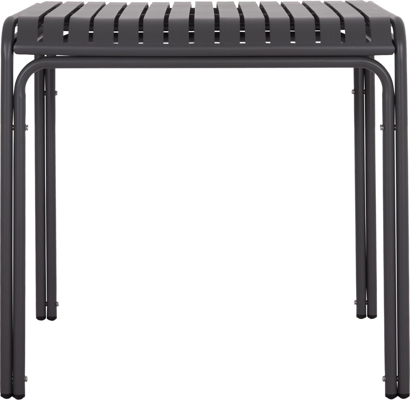 Tavolinë katrore alumini për jashtë, ngjyrë gri, RACHEL FH6338.01, 80x80x76cm