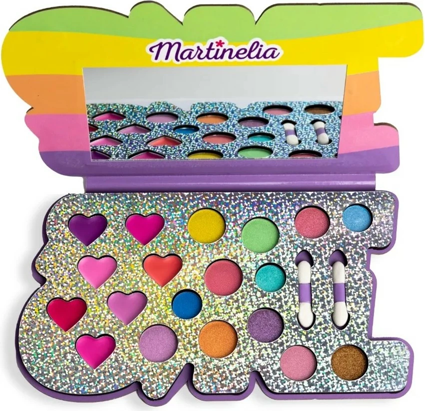 Paletë grimi për fëmijë Martinelia Super Girl për vajza, 21 copë