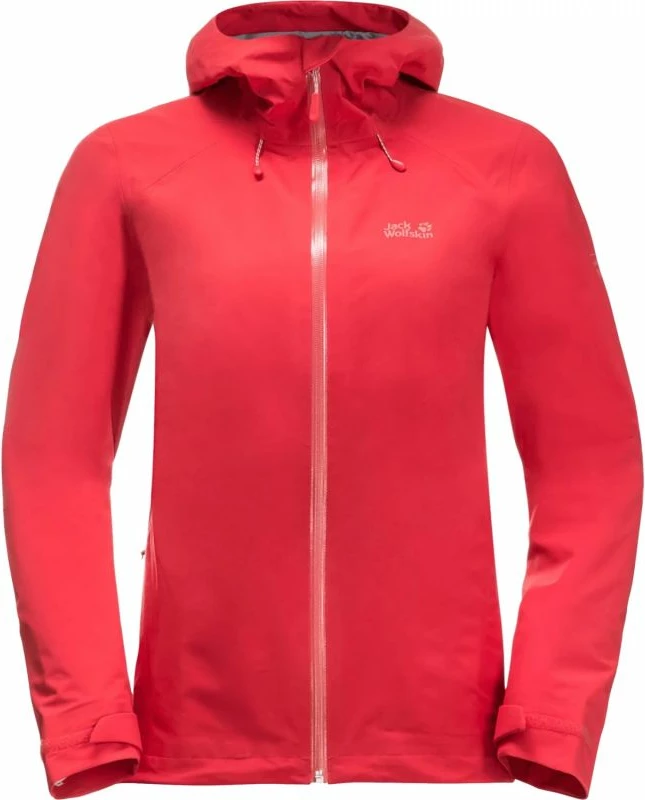 Jakne Jack Wolfskin femra, e kuqe