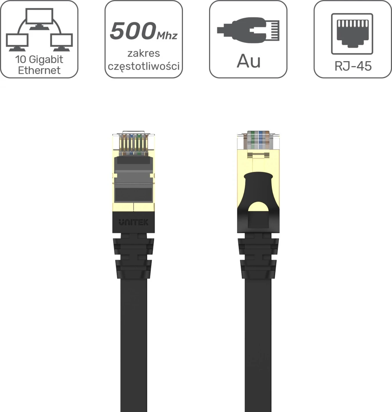 Kabllo patchcord Unitek, 1x RJ45, 10m