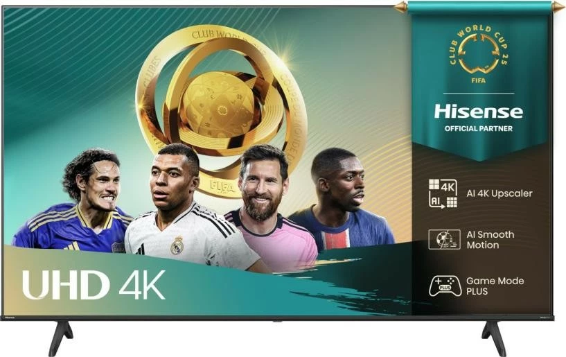 Televizor LED, Hisense 43A6Q, 43 inch 4K UHD, Smart TV VIDAA, 60Hz, HDR10+ Dolby Vision, Bluetooth