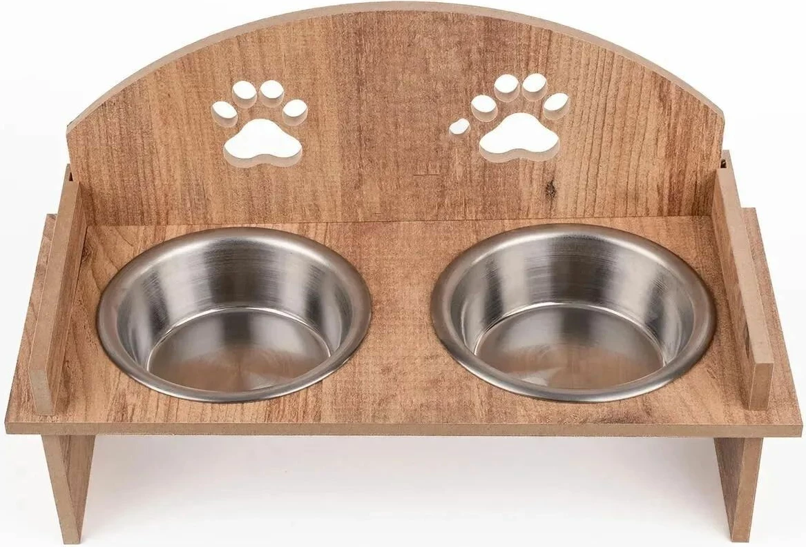 Enë ushqimi për kafshë, dy copë, Paws & Whiskers, Apvm12