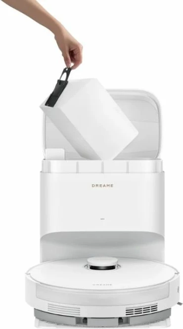 robot fshesë me korrent DREAME D20 Pro Plus 13000Pa me mop & stacion auto-zbrazjeje 5L, e bardhë