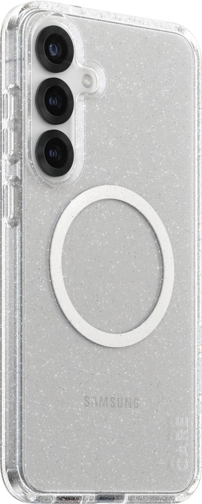 Mbështjellës PanzerGlass CARE Flagship Urban Combat StarLight White QI për Samsung Galaxy S25+, Transparent