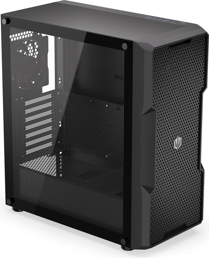 Kasë Endorfy Regnum 400 Air, Midi Tower, Tempered Glass, E zezë