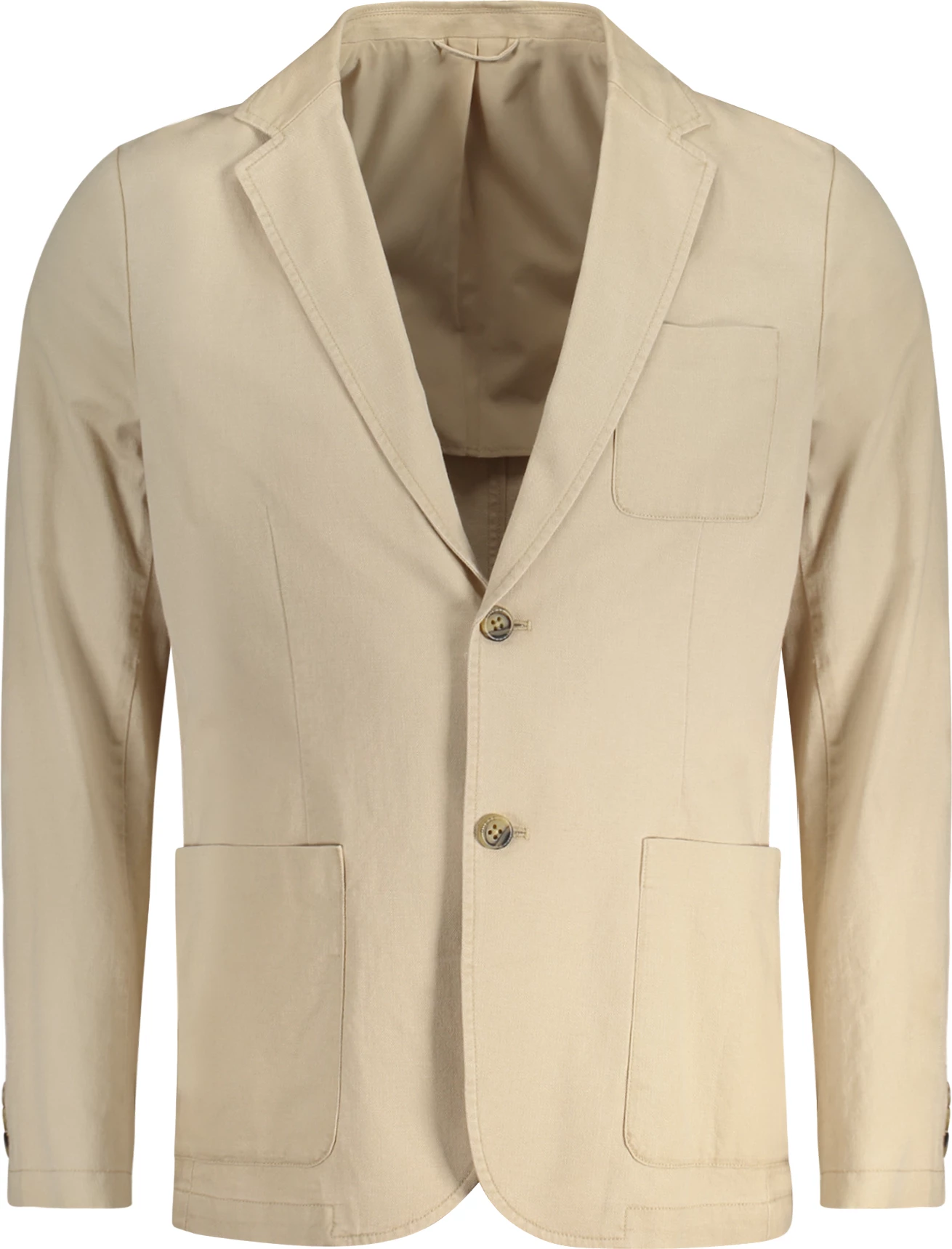 Jakne GUESS JEANS Classic për meshkuj, bezhë