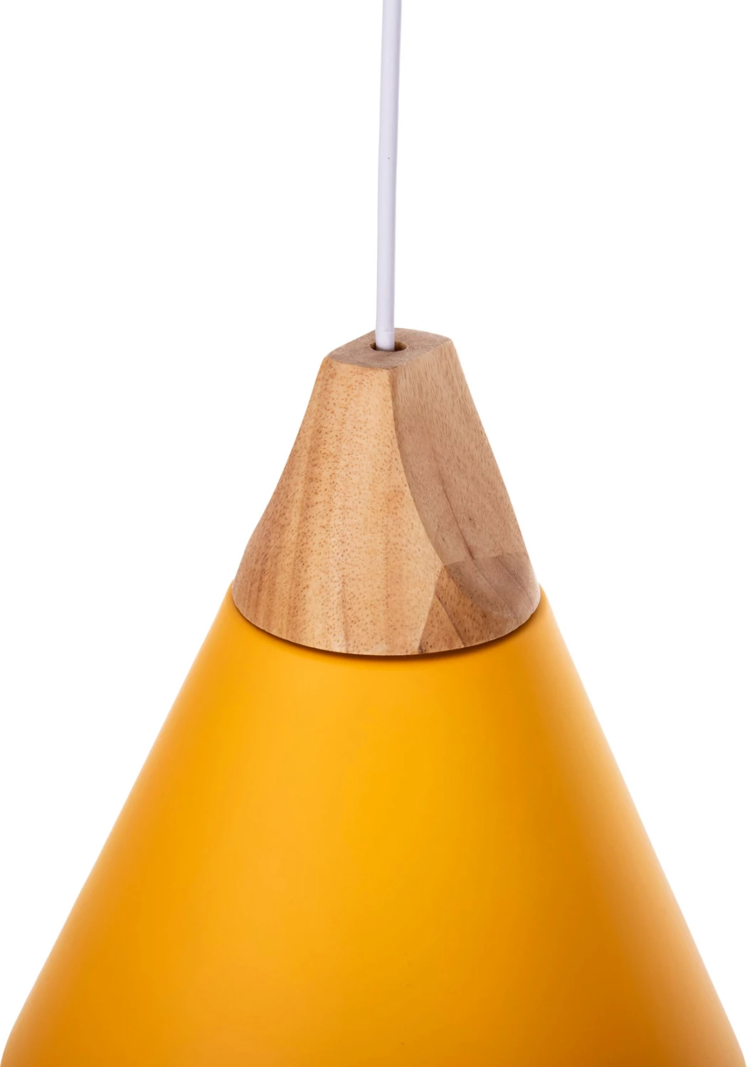 Llampë varëse tavani, kapak metalik i verdhë, FH4146, Φ25x125H cm