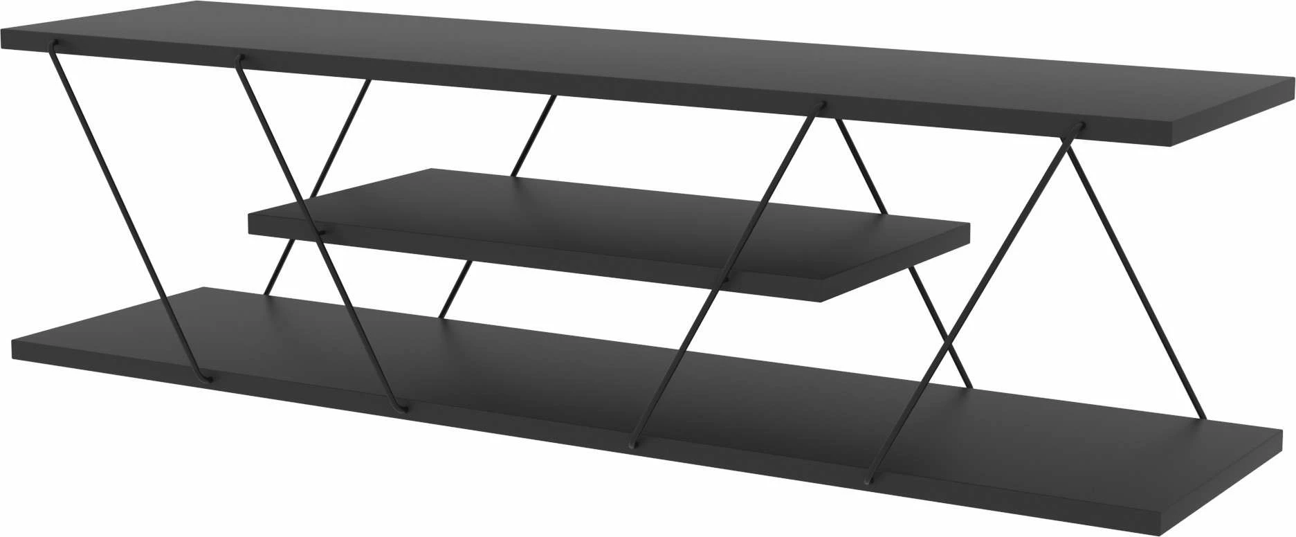 Komodë TV Hanah Home Canaz v2, antracit, gri