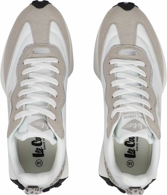 Këpucë femra Lee Cooper, të bardha dhe bezhë