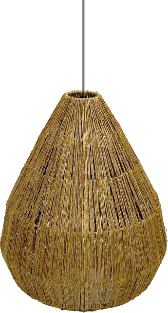 Llambë varëse BALI, jute natyrale, 35x35x44cm