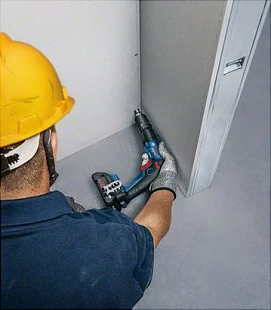 Kaçavidë elektrike Bosch GTB 18V-45 Professional, 18V, 4500 RPM, zi/blu