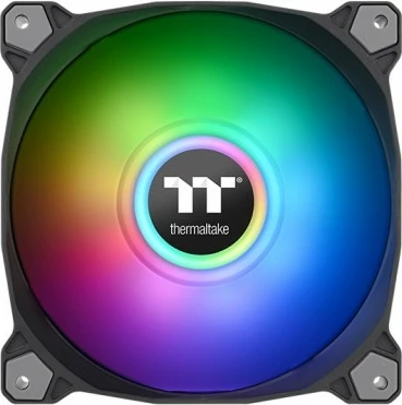 Ventilatorë për kasë Thermaltake Pure Duo 14 ARGB Sync, 14 cm, 2 copë, Zi