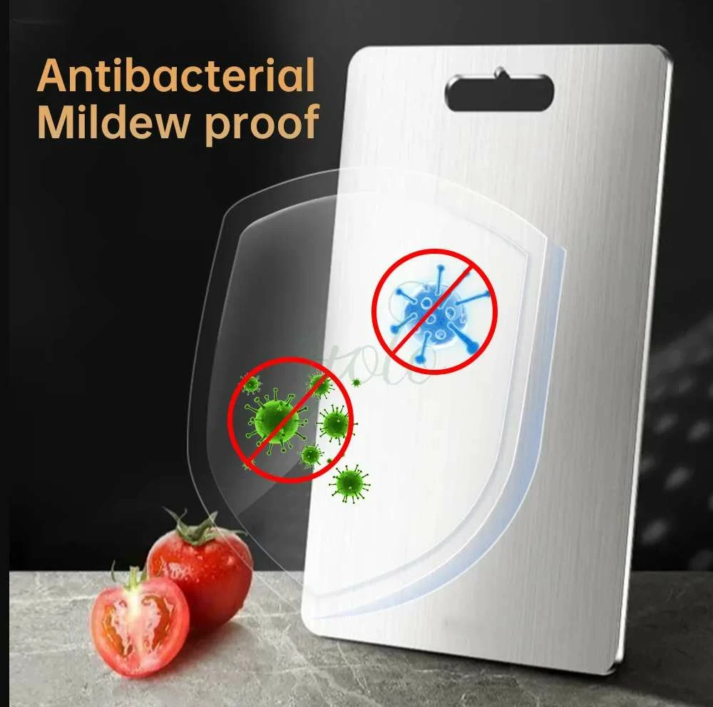 Dërrasë për prerje Hermia, inox, 20x30cm