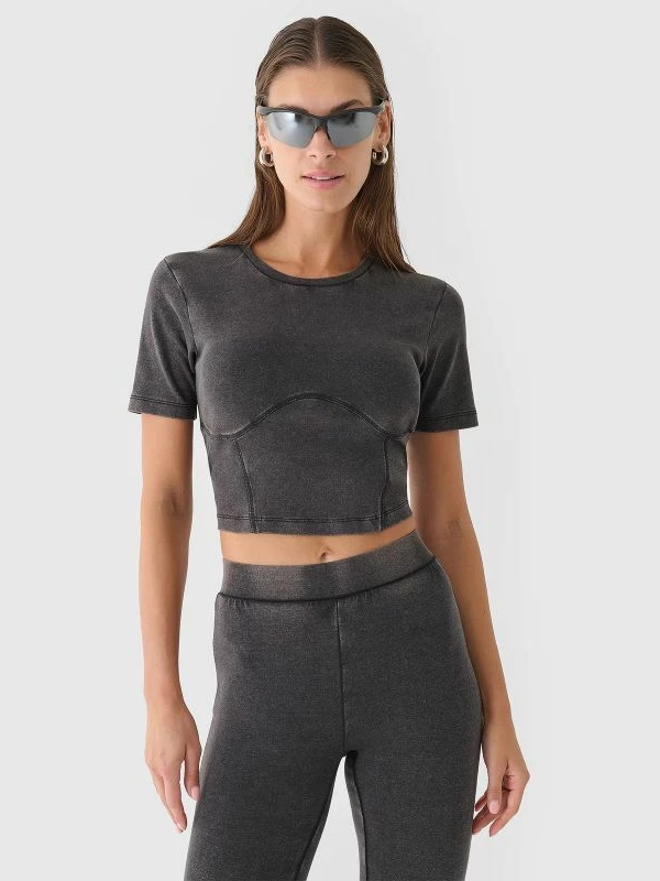 Maicë crop top për femra 4f