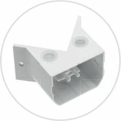 Sensor lëvizjeje IR GTV CR-CR13000-00, montim në mur 180°, IP44, 220-240V, i bardhë