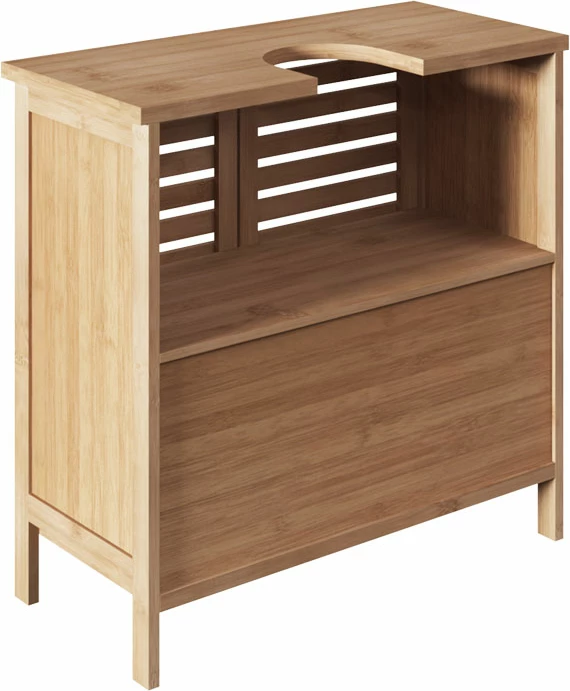 Stol për banjo për lavaman Sicela ngjyrë natyrale 60x28x80cm