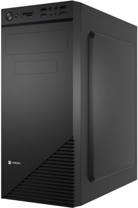 Kasë Natec Cabassu G2, Midi Tower, ATX/Micro ATX/Mini ITX, e zezë