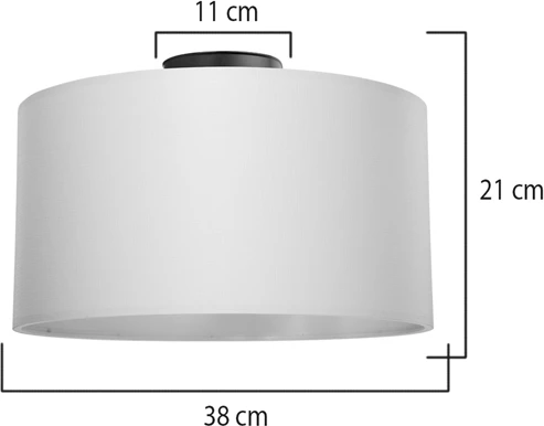 Dritë tavani, ngjyrë krem, D38x21cm