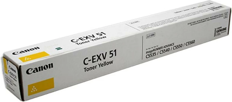 Toner Canon C-EXV 51 deri 24,000 faqe, e verdhë