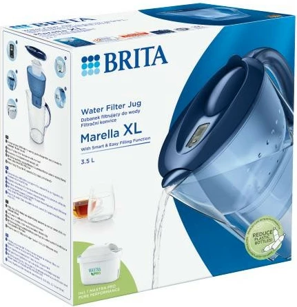 Ibrik filtrues uji Brita Marella XL Maxtra PRO, 3.5L, Blu