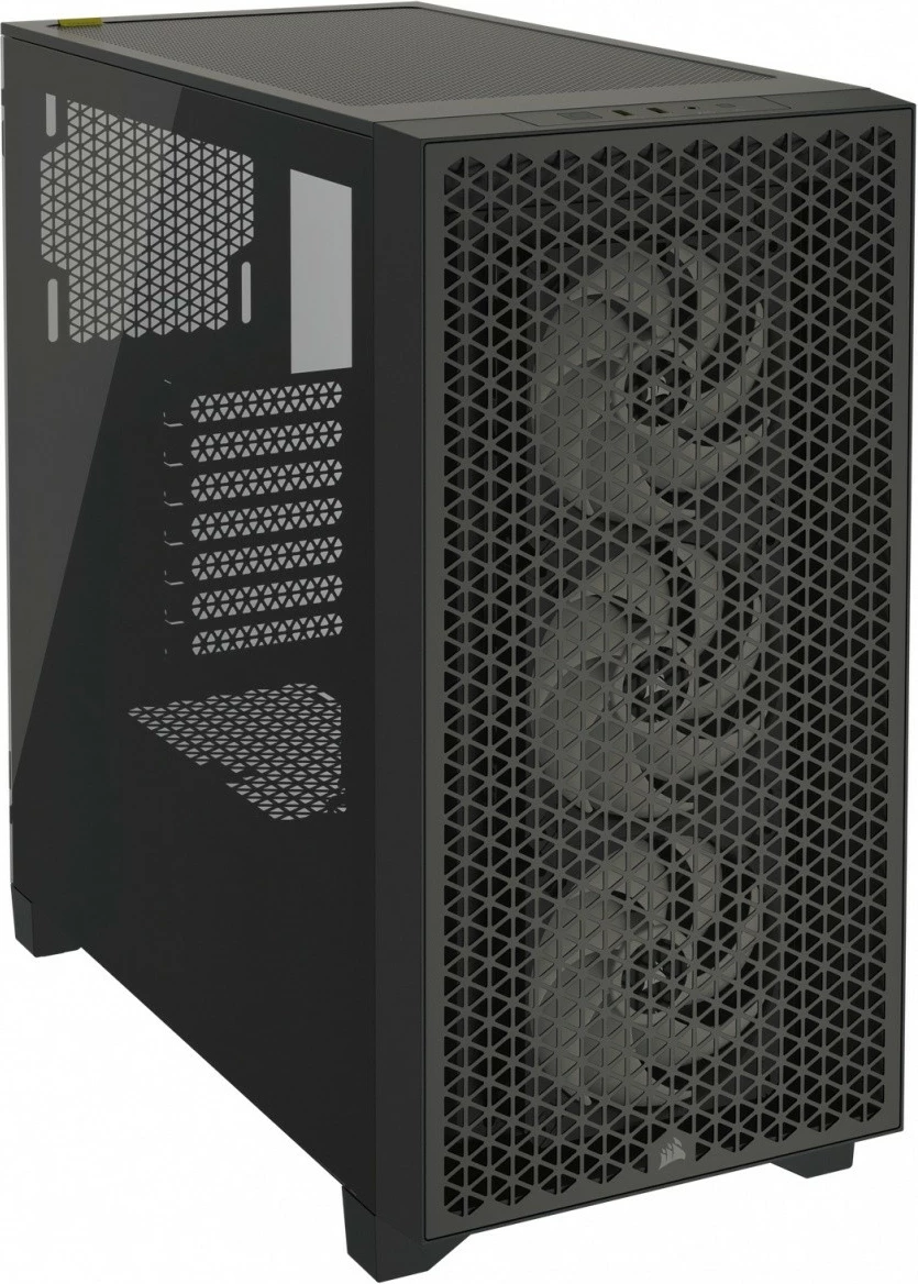 Kasë Corsair 3000D Airflow RGB TG, Midi Tower, e zezë