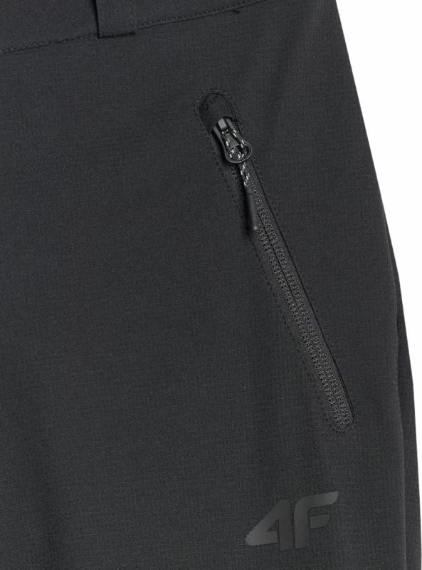 Pantallona softshell për femra 4F, të zeza