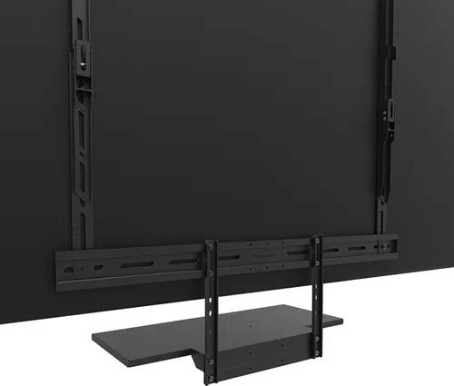 Raft videobar/raft tastiere Neomounts AV40-500BL, për ekrane 43-110″, VESA 200x200-800x800, ngarkesë 2.5 kg, çelik, zi