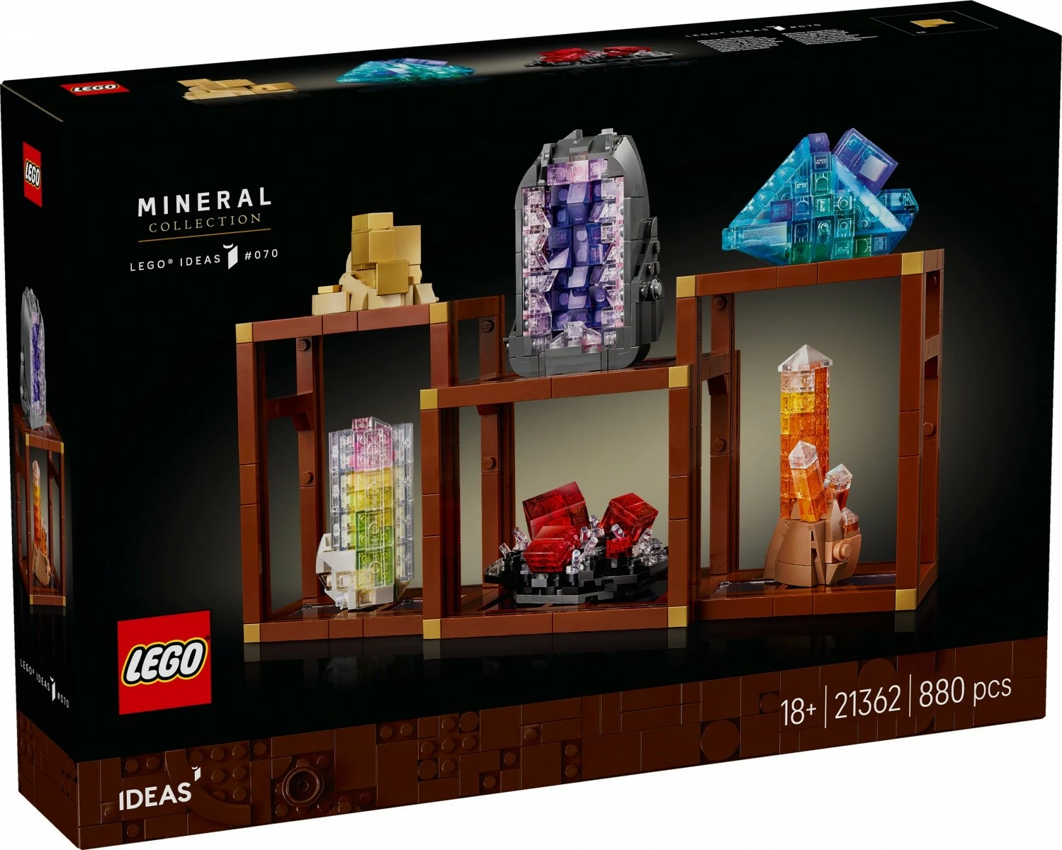 set LEGO Ideas 21362 koleksion mineral 880 pjesë 18+
