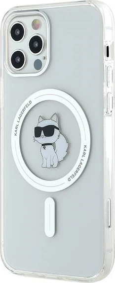 Mbështjellës Karl Lagerfeld IML Choupette MagSafe për iPhone 12/12 Pro, Transparent