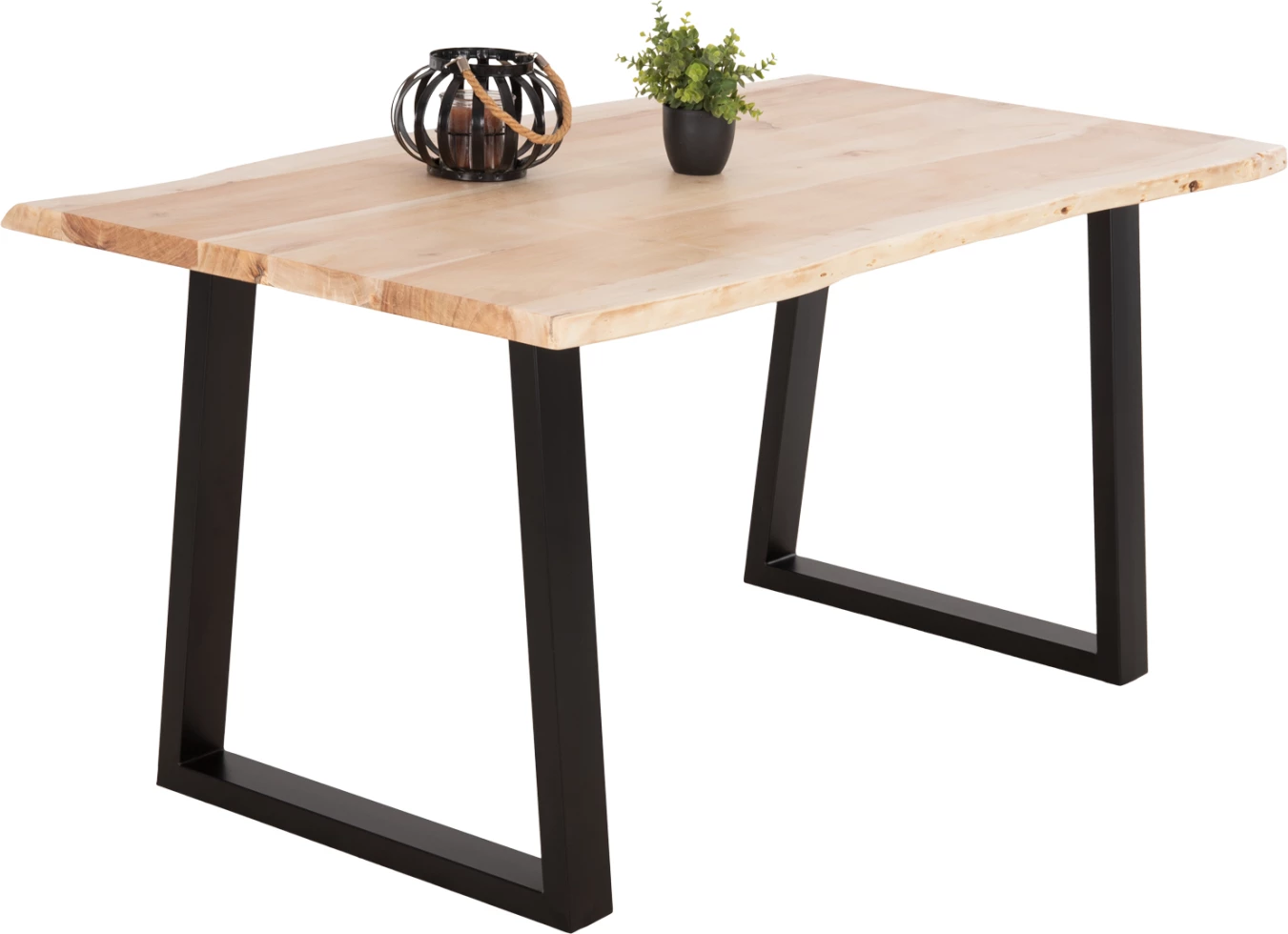 Tavolinë ngrënieje MONTANA FH8336.21 dru akacie masiv-3.5cm trashësi sipërfaqe 160x88x79Hcm