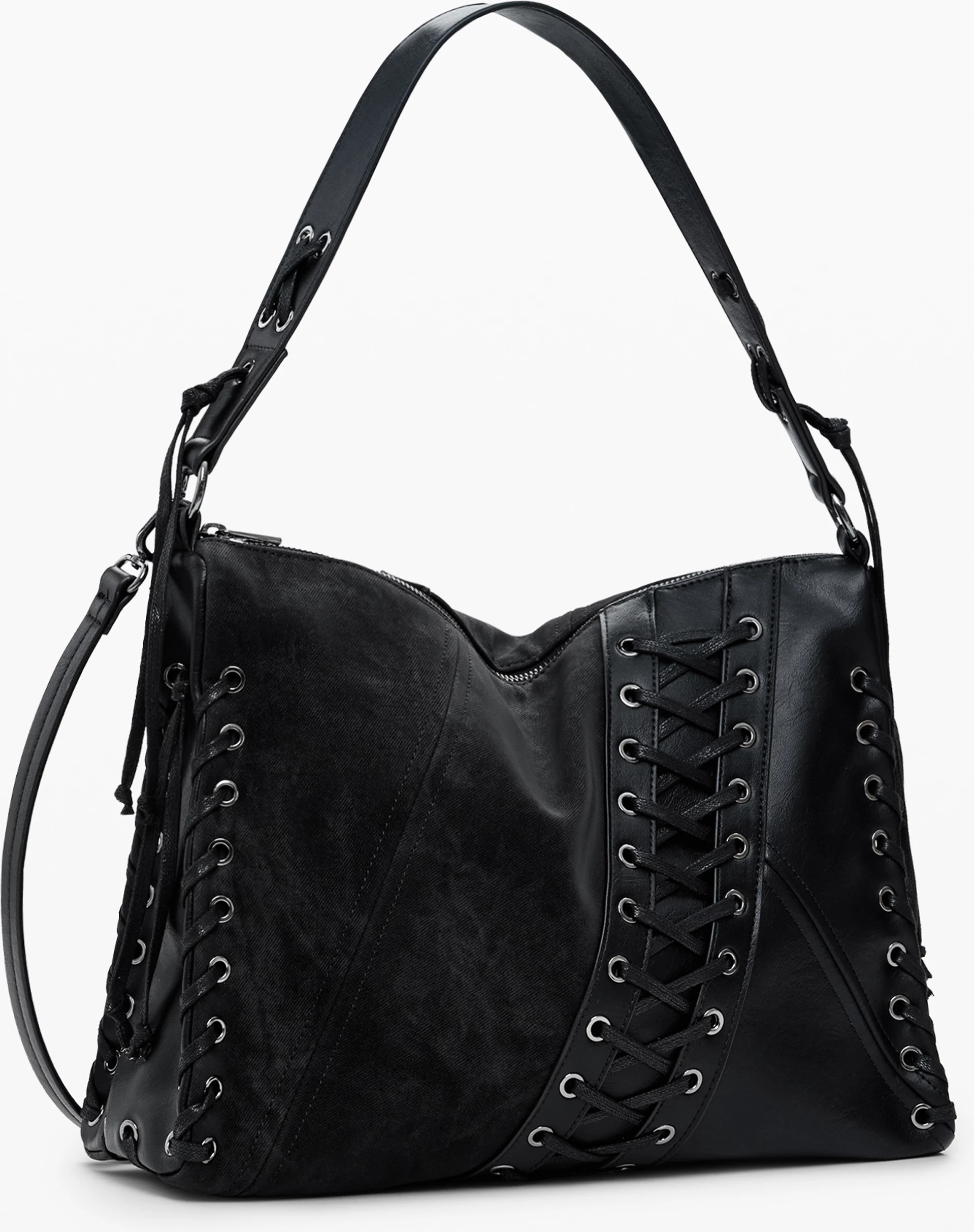 Çantë DESIGUAL LEIRIA TANGO PATCH për femra, e zezë