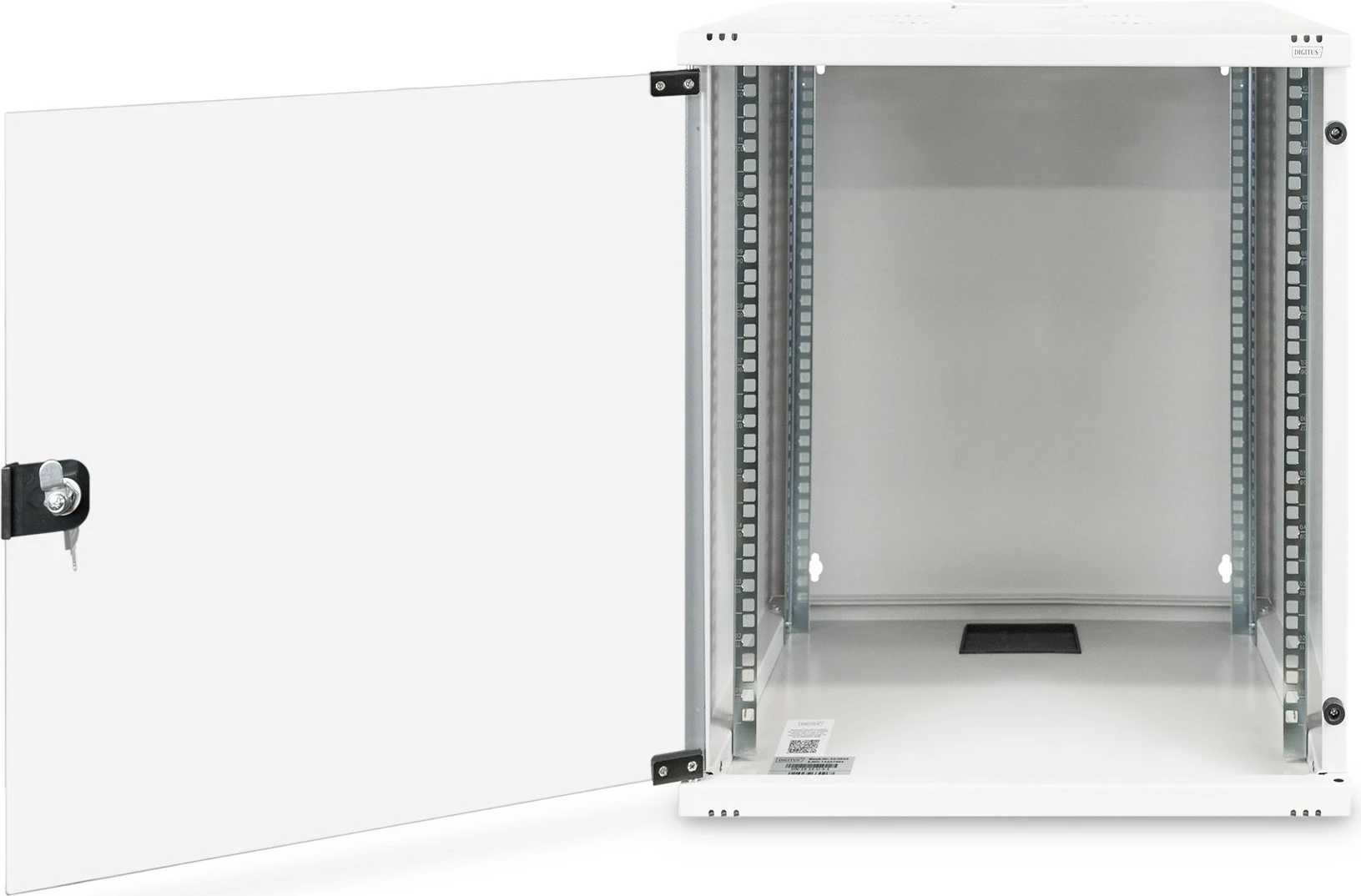 Kasë muri Digitus SOHO 12U, 19", xham, gri